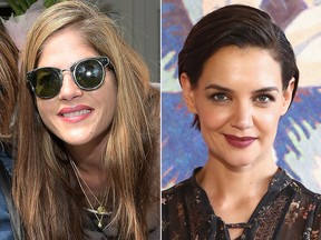 Selma Blair, left, and Katie Holmes. (Getty Images photos)