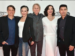 Director Adam Nimoy, Nana Visitor, Rene Auberjonois, Terry Farrell and David Zappone attend the Tribeca Tune In: For the Love Of Spock event during the 2016 Tribeca Film Festival at SVA Theatre 1 on April 18, 2016 in New York City.  (Ben Gabbe/Getty Images for Tribeca Film Festival)