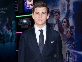 Tye Sheridan attends the premiere of 'Ready Player One' at the Dolby Theater on March 26, 2018, in Hollywood. (VALERIE MACON/AFP/Getty Images)