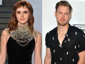 Emma Watson and Chord Overstreet are reportedly dating.  (Dia Dipasupil/Jerod Harris/Getty Images)