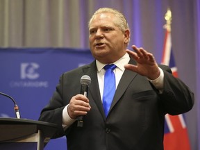 Ontario PC Leader Doug Ford. (JACK BOLAND/Postmedia Network)