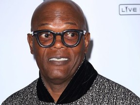Samuel L. Jackson arrives at the 2nd Annual Wearable Art Gala at The Alexandria Ballrooms on Saturday, March 17, 2018, in Los Angeles.