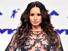 Demi Lovato attends the 2017 MTV Video Music Awards at The Forum on August 27, 2017 in Inglewood, California.