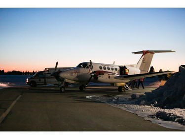 Emergency vehicles and planes make preparations on April 6, 2018 after a bus carrying a junior ice hockey team collided with a semi-trailer truck near Tisdale and Nipawin, Saskatchewan province, killing 14 people. Hockey-mad Canada was in mourning on Saturday after a bus carrying a junior ice hockey team collided with a semi-trailer truck in Saskatchewan province, killing 14 people.In a country where love of the sport is almost a religion, the crash sparked an outpouring of grief among players and fans on social media, while national political leaders expressed their sympathies."We can now confirm 14 people have died as a result of this collision," the Royal Canadian Mounted Police said in a statement, which did not say how many of the victims were players or coaches of the Humboldt Broncos team.