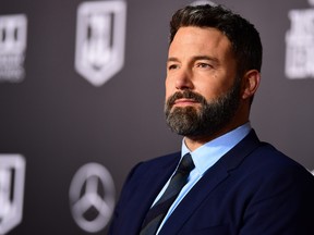 Ben Affleck attends the premiere of Warner Bros. Pictures' 'Justice League' at Dolby Theatre on November 13, 2017 in Hollywood, California. (Emma McIntyre/Getty Images)