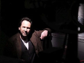 Film producer-director Barry Avrich is shown in the projection booth at a Toronto screening room on Tuesday May 3 , 2016. "The Reckoning: Hollywood's Worst Kept Secret," directed by Montreal-born Avrich and produced by Melissa Hood of Toronto, will screen April 28 and May 5 as part of the Hot Docs Canadian International Documentary Festival.