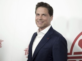 Rob Lowe attends the LA Premiere of "Super Troopers 2" at ArcLight Hollywood on Tuesday, April 11, 2018, in Los Angeles. Lowe has declared himself "obsessed" with the Halifax Explosion, telling late-night host Jimmy Kimmel he successfully sought to have his character in a new movie named for the deadly blast.