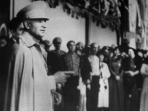 FILE- In this November 1941 file photo, Reza Shah Pahlavi talks at one of his public appearance in an unidentified place. The discovery in Iran of a mummified body near the site of a former royal mausoleum has raised speculation it could be the remains of the late Reza Shah Pahlavi, founder of the Pahlavi dynasty. (AP Photo, File)