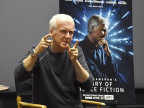 Director James Cameron attends AMC James Cameron's Story of Science Fiction Launch - Visionaries on April 21, 2018 in Manhattan Beach, Calif. (Joshua Blanchard/Getty Images for AMC )