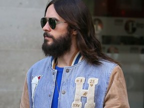 Actor and Singer Jared Leto leaving BBC Radio Two studios after promoting his band 'Thirty Seconds To Mars - London  Featuring: Jared Leto Where: London, United Kingdom When: 26 Mar 2018 Credit: WENN.com ORG XMIT: wenn33983544