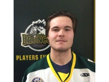 Humboldt Broncos player Jaxon Joseph, who is from Edmonton, Alberta. ORG XMIT: POS1804071208070916