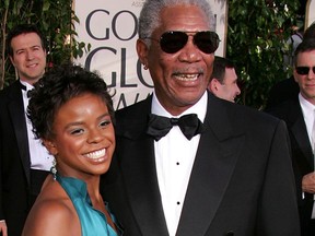 Edena Hines and Morgan Freeman. (Radar Online)