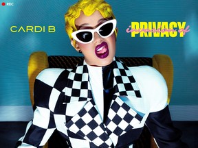 Cardi B's album "Invasion of Privacy." It is the Bronx rapper's first full-length since her hit single "Bodak Yellow." (Atlantic Records)