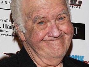 In this Sept. 10, 2010, photo, Chuck McCann Motorcycle Charity Associates presents its 4th annual Leather Meets Lace event benefiting Iraq Star Foundation and Heroes Night Out at the Playboy Mansion Los Angeles. Actor and comedian McCann, who recorded the famous line "I'm cuckoo for Cocoa Puffs!" has died. He was 83. His publicist Edward Lozzi says McCann died Sunday, April 9. 2018, of congestive heart failure in a Los Angeles hospital.