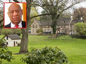 The home of entertainer Bill Cosby is seen on Friday, April 27, 2018, in Elkins Park, Pa. Cosby was convicted Thursday of drugging and molesting Temple University employee Andrea Constand at his suburban Philadelphia mansion. (AP Photo/Matt Rourke)