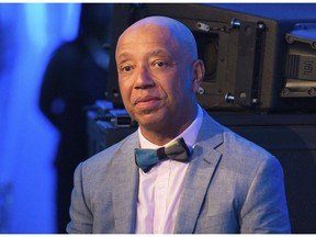 In this July 16, 2016 file photo, Russell Simmons attends the 2016 Art For Life Benefit, presented by Russell Simmons' RUSH Philanthropic Arts Foundation in Water Mill, N.Y.