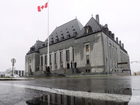 The Supreme Court of Canada is shown in Ottawa on November 2, 2017. THE CANADIAN PRESS/Sean Kilpatrick