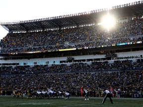 Blake Bortles of the Jacksonville Jaguars leads his team under center against the Pittsburgh Steelers during the second half of the AFC Divisional Playoff game at Heinz Field on Jan. 14, 2018