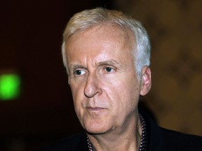 In this Sept 15, 2015 file photo, Oscar-winning director James Cameron attends the U.S. China Climate Leaders Summit in Los Angeles.