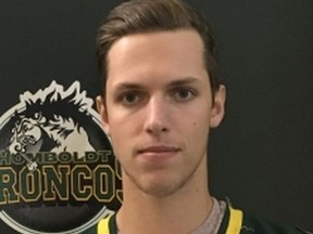 Humboldt Broncos player Xavier Labelle, who is from Saskatoon, Saskatchewan.