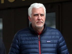 Vincent Nadon leaves the Ottawa court house on January 23, 2018.