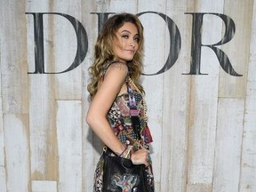 Paris Jackson poses at a photocall during Christian Dior Couture S/S19 Cruise Collection on May 25, 2018 in Chantilly, France.