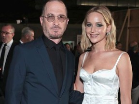 Darren Aronofsky (L) and Jennifer Lawrence attend the BAM Gala 2018 honoring Darren Aronofsky, Jeremy Irons, and Nora Ann Wallace at Brooklyn Cruise Terminal on May 30, 2018 in New York City.