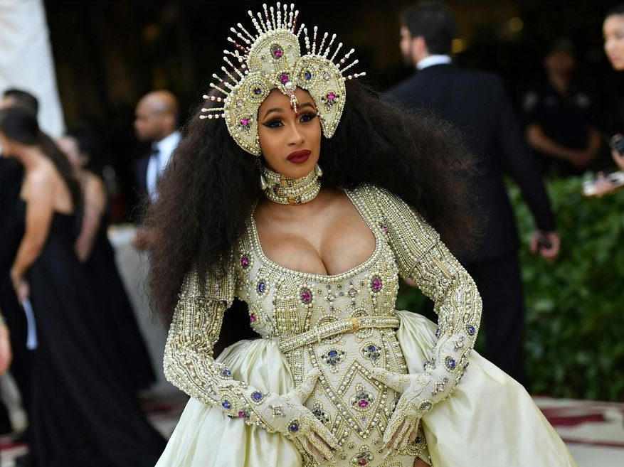 THE BREAST PART: Cardi B enjoying larger boobs thanks to pregnancy