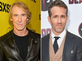 Michael Bay (L) and Ryan Reynolds are seen in a combination shot.  (Matt Winkelmeyer/Getty Images for SXSW/ Michael Loccisano/Getty Images)