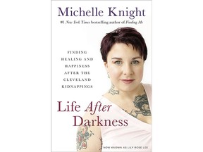 This image provided by Hachette Books shows the cover of Michelle Knight's book Life After Darkness. Five years after being rescued from a decade-long captivity in chains inside a heavily fortified Cleveland house, kidnapping survivor Knight published her second book, focusing on her recovery and life afterward, including her marriage.