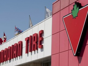 A Canadian Tire store is seen in North Vancouver on May 10, 2012. Canadian Tire Corp. Ltd. has signed a deal to buy Helly Hansen, a maker of sportswear and workwear based in Norway, for $985 million.