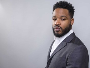 In this Jan. 30, 2018 photo, filmmaker Ryan Coogler poses for a portrait at the "Black Panther" press junket at the Montage Beverly Hills. (Willy Sanjuan/Invision/AP)