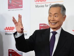 Actor George Takei arrives for the 16th Annual AARP Movies for Grownups Awards on February 6, 2017 in Beverly Hills, California. (FREDERIC J. BROWN/AFP/Getty Images)