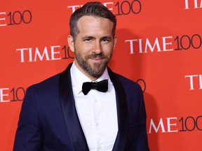 Ryan Reynolds attends the 2017 Time 100 Gala at Jazz at Lincoln Center on April 25, 2017 in New York City. (ANGELA WEISS/AFP/Getty Images)