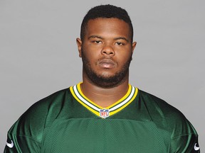 This is a 2014 file photo showing former Green Bay Packers NFL football player Carlos Gray.