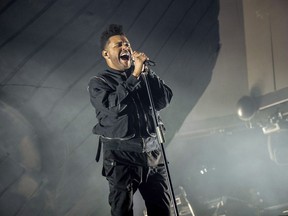 The Weeknd performs at the Coachella Music & Arts Festival at the Empire Polo Club on Friday, April 20, 2018, in Indio, Calif. Canadian R&B superstar the Weeknd is among the celebrities gracing the cover of Time magazine's "Next Generation Leaders" edition.