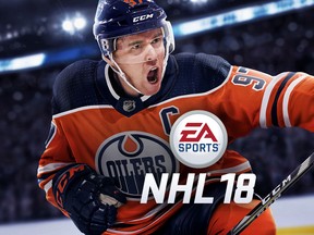 Cover for NHL 18 the video game