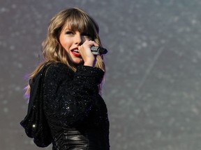 Taylor Swift performs at BBC Radio 1's Biggest Weekend in Singleton Park in 2018.