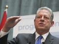 Former U.S Vice-President Al Gore gives an speech on saving the environment at the on MaRS Discovery Cetnre in Toronto Thursday November 21, 2013.