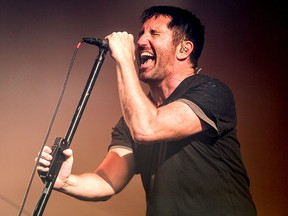 Trent Reznor of Nine Inch Nails performs onstage on day 3 of FYF Fest 2017 at Exposition Park on July 23, 2017 in Los Angeles.