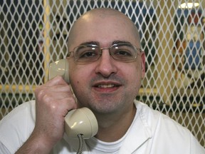 This May 9, 2018 photo shows Juan Edward Castillo at the Texas Department of Criminal Justice Polunsky Unit near Livingston, Texas.