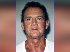 This 1995 file booking photo taken in West Palm Beach, Fla., and released by the FBI shows Francis P. "Cadillac Frank" Salemme.