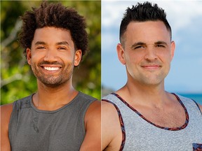 History was made on "Survivor: Ghost Island" when Wendell Holland Jr. and Domenick Abbate were tied for first place in the Season 36 finale. Holland Jr. won after third-place finisher Laurel Johnson broke the tie. (CBS)