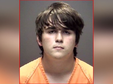 This handout booking photo obtained May 18, 2018 courtesy of the Galveston County Sheriff's Department shows 17-year-old shooting suspect Dimitrios Pagourtzis.