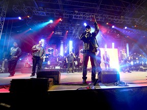 Wu-Tang Clan performs onstage during day 3 of the 2013 Coachella Valley Music & Arts Festival at the Empire Polo Club on April 14, 2013 in Indio, Calif.
