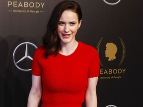 Rachel Brosnahan attends the 77th Annual Peabody Awards at Cipriani Wall Street on Saturday, May 19, 2018, in New York.