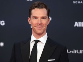 (FILES) In this file photo taken on February 27, 2018 British actor and ceremony host Benedict Cumberbatch poses on the red carpet before the 2018 Laureus World Sports Awards ceremony at the Sporting Monte-Carlo complex in Monaco. A Cold War spy thriller starring "Sherlock" star Benedict Cumberbatch has been one of the big sellers at the Cannes film festival, reports said pn May 17, 2018."Ironbark" is based on the story of British spy and businessman Greville Wynne, who handled the double agent Oleg Penkovsky, a GRU military intelligence officer who tipped off Britain and the US about Soviet missiles in Cuba.