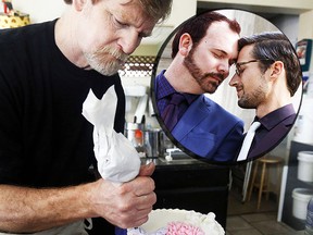 In this March 10, 2014, file photo, Masterpiece Cakeshop owner Jack Phillips decorates a cake inside his store in Lakewood, Colo. (AP)