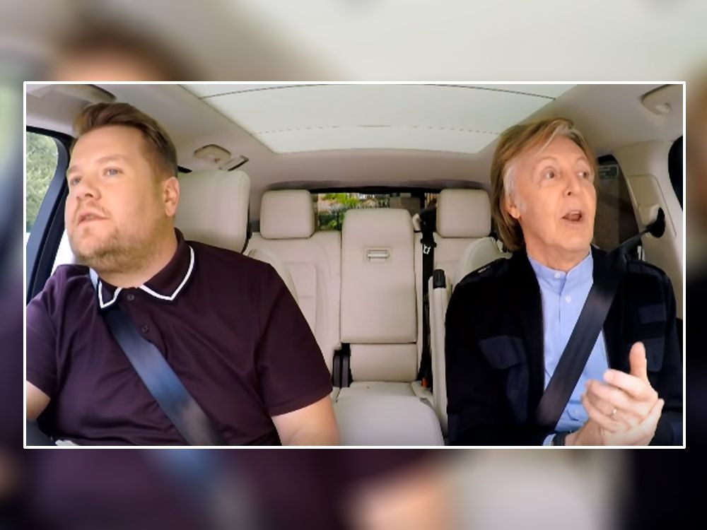 Paul McCartney takes James Corden on 'Carpool Karaoke' tour of