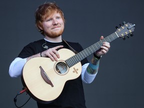 Ed Sheeran. (John Rainford/WENN. com file photo)